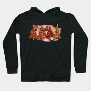 Basketball Christmas Trees Xmas Gift Hoodie